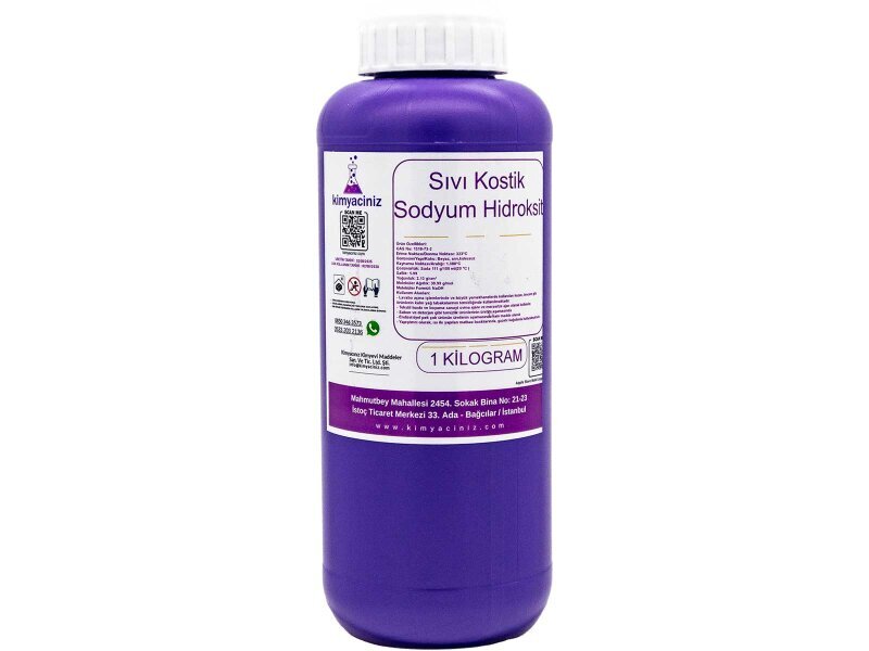 Sıvı Kostik - Sodyum Hidroksit 1 KG - Kimyacınız