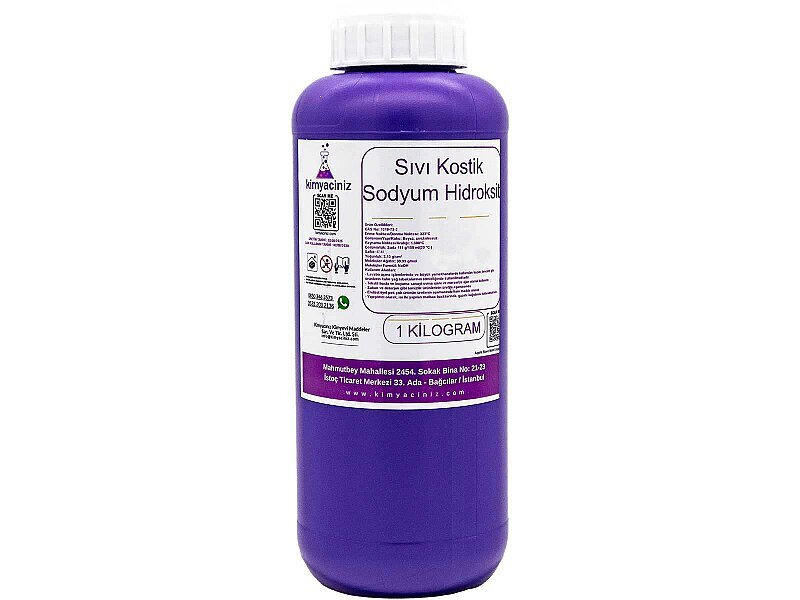 Sıvı Kostik - Sodyum Hidroksit 1 KG - Kimyacınız