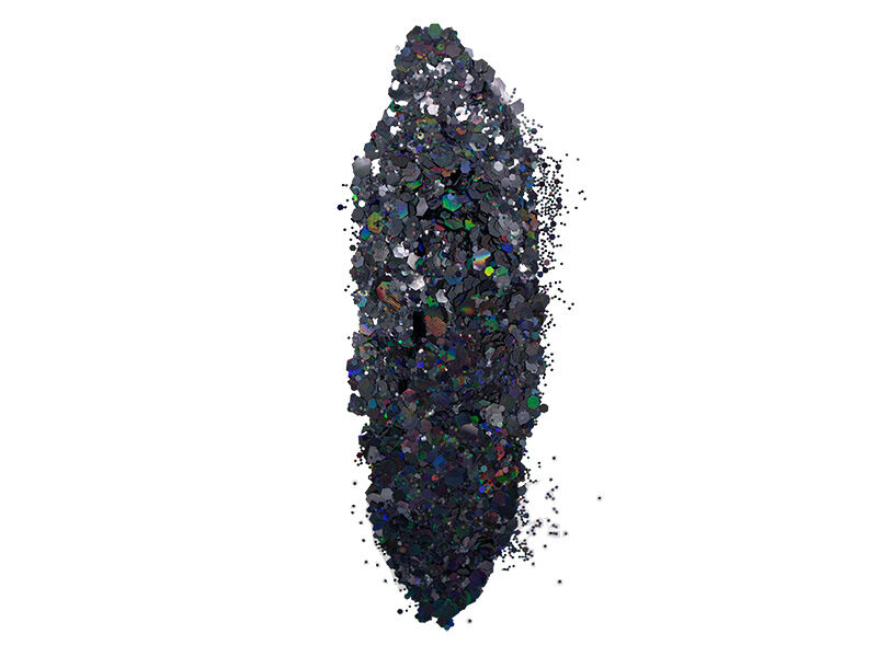 Siyah Glitter Sim Süsleme Aksesuarı 100 GR - 2