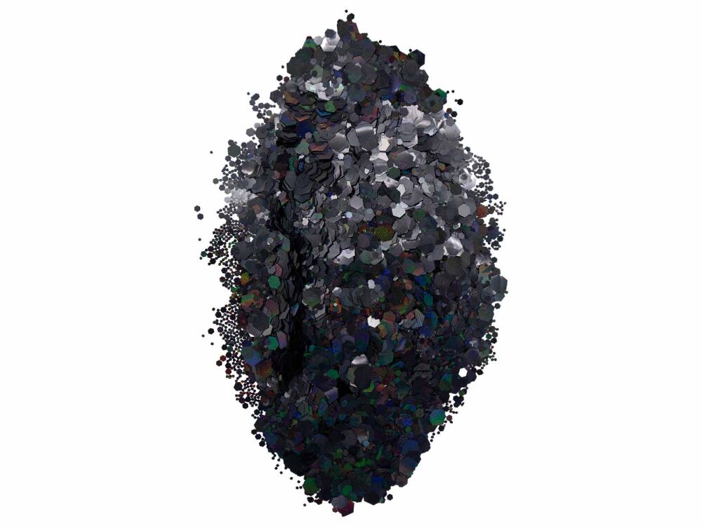 Siyah Glitter Süsleme Aksesuarı 25 GR - 1