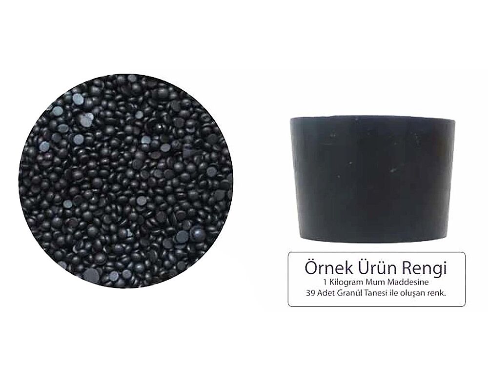 Siyah Granül Mum Boyası 1 KG - 2