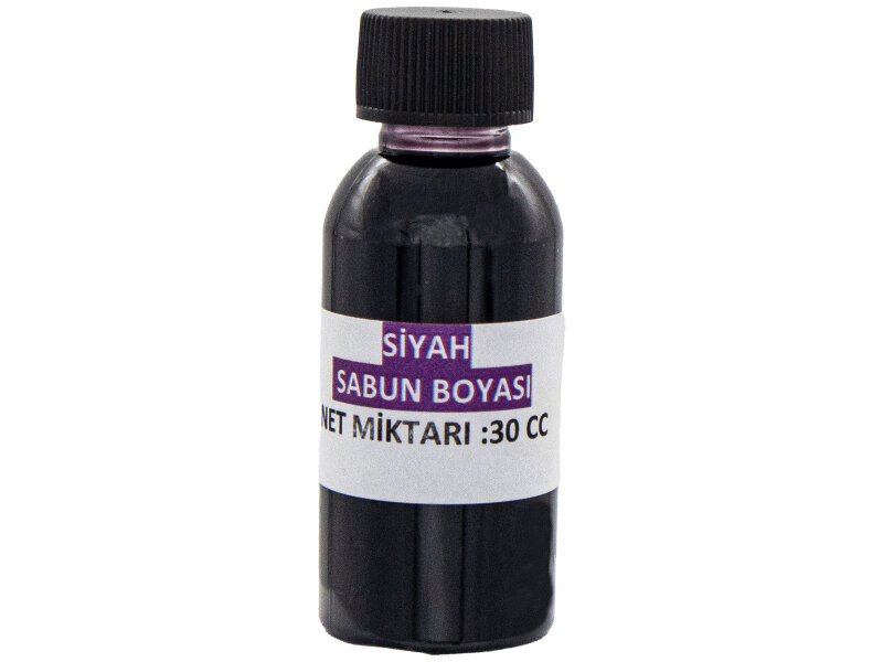 Siyah Sabun Boyası - Sıvı 30 CC - Kimyacınız