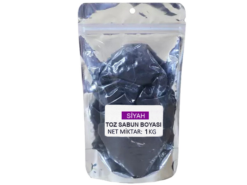 Siyah Toz Doğal Sabun Boyası 1 KG - Kimyacınız