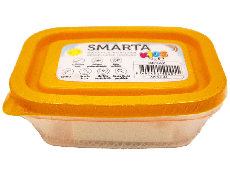 Smarta Havayla Kuruyan Modelleme Hamuru Beyaz Renk 70 GR - Kimyacınız
