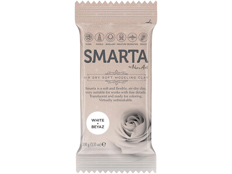 Smarta Modelleme Hamuru Beyaz 100 GR - Kimyacınız