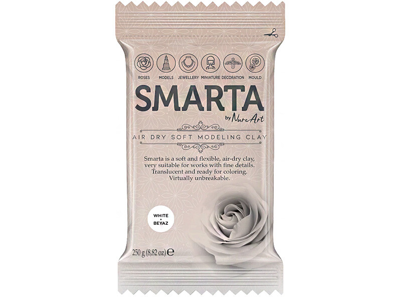 Smarta Modelleme Hamuru Beyaz 250 GR - Kimyacınız