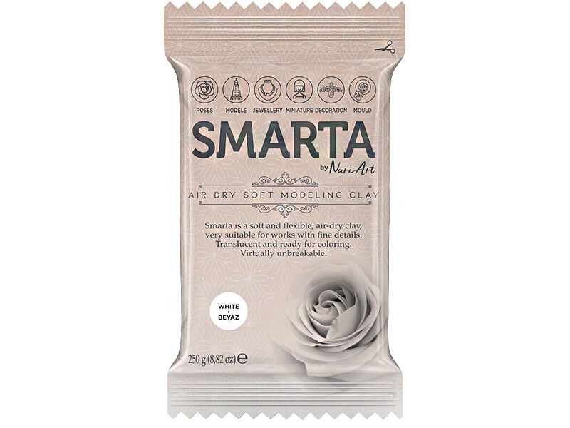 Smarta Modelleme Hamuru Beyaz 250 GR - 1