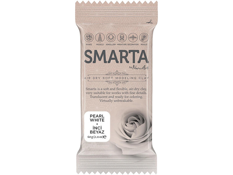 Smarta Modelleme Hamuru İnci Beyaz 60 GR - Kimyacınız