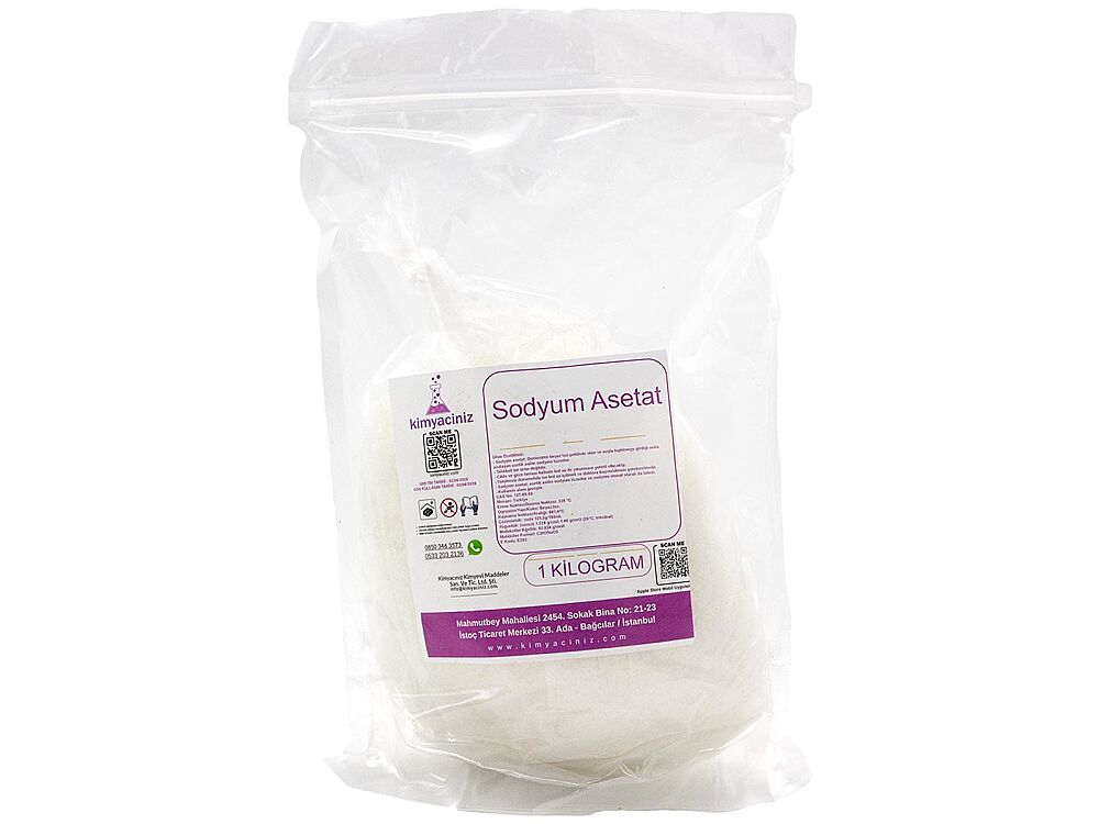 Sodyum Asetat 1 KG - 1