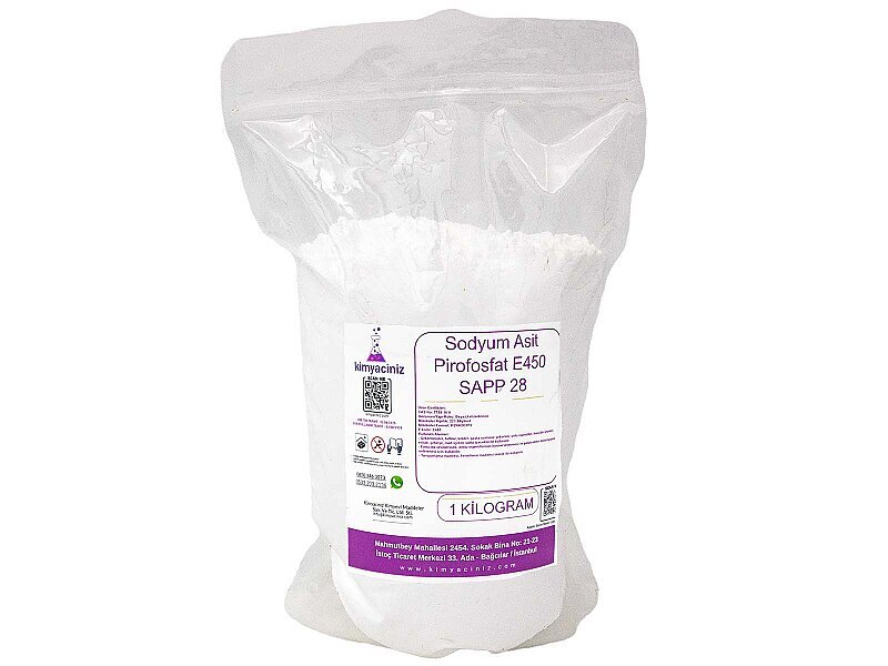 Sodyum Asit Pirofosfat E450 - SAPP 28 - 1 KG - 1