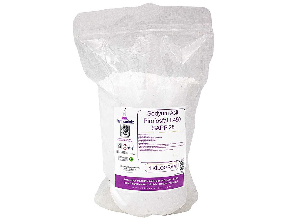 Sodyum Asit Pirofosfat E450 - SAPP 28 - 1 KG - 1