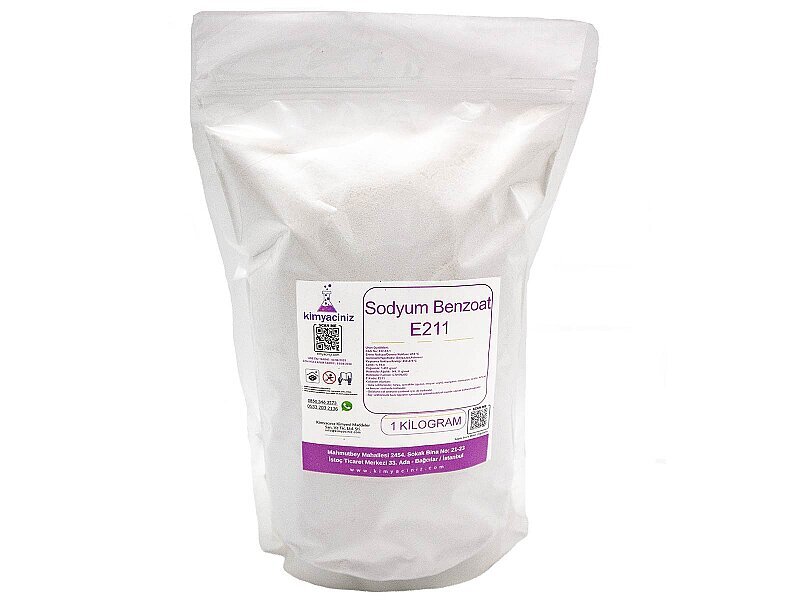 Sodyum Benzoat E211 1 KG - Kimyacınız
