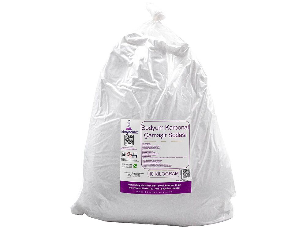 Sodyum Karbonat - Çamaşır Sodası 10 KG - 1
