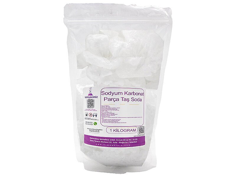 Sodyum Karbonat Parça - Taş Soda 1 KG - Kimyacınız