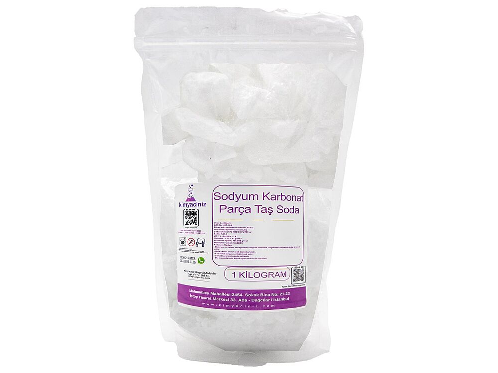 Sodyum Karbonat Parça - Taş Soda 1 KG - 1