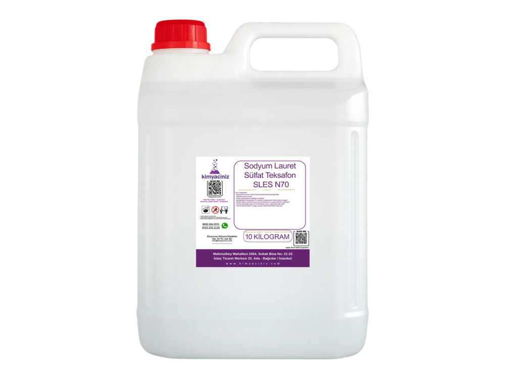 Sodyum Lauret Sülfat - Teksafon - SLES N70 10 KG - 1