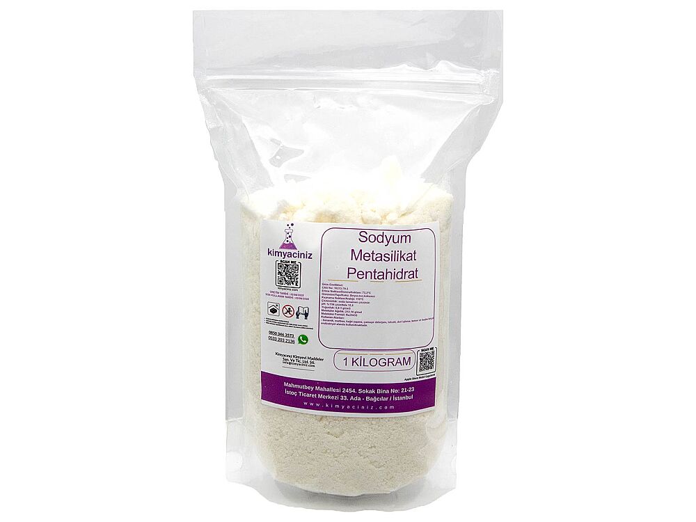 Sodyum Metasilikat Pentahidrat 1 KG - 1