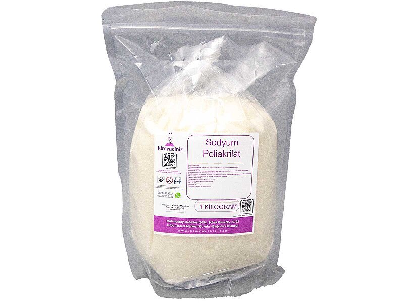 Sodyum Poliakrilat 1 KG - Kimyacınız
