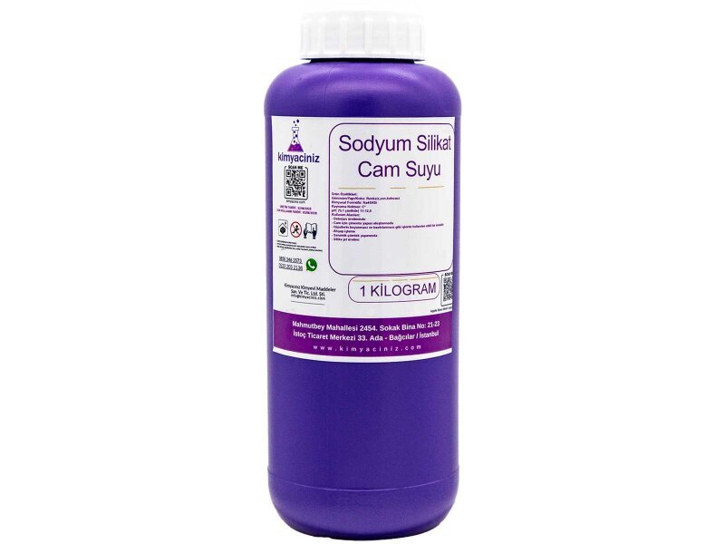 Sodyum Silikat - Cam Suyu 1 KG - Kimyacınız