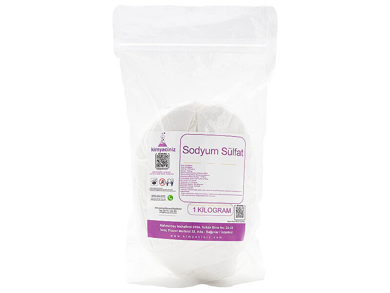 Sodyum Sülfat 1 KG - Kimyacınız