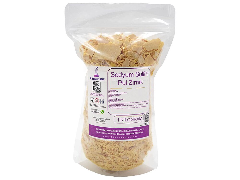 Sodyum Sülfür Pul - Zırnık 1 KG - 1