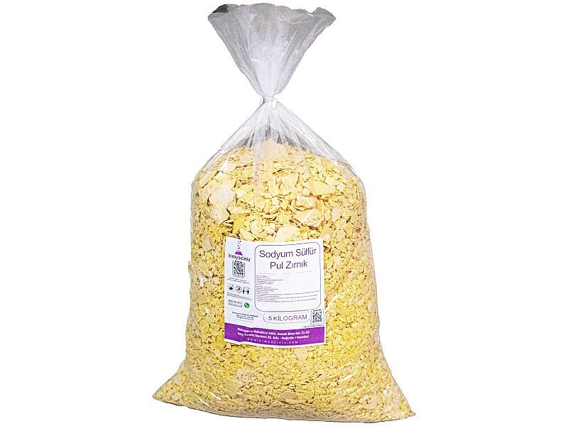 Sodyum Sülfür Pul - Zırnık 5 KG - Kimyacınız