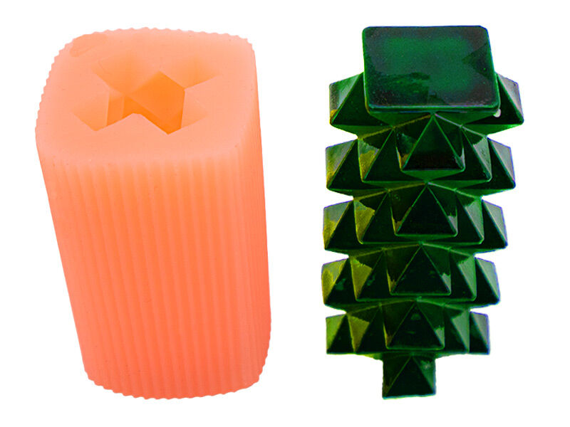 Soho Üçgen Vazo Silikon Mum Kalıbı M-253 - 1