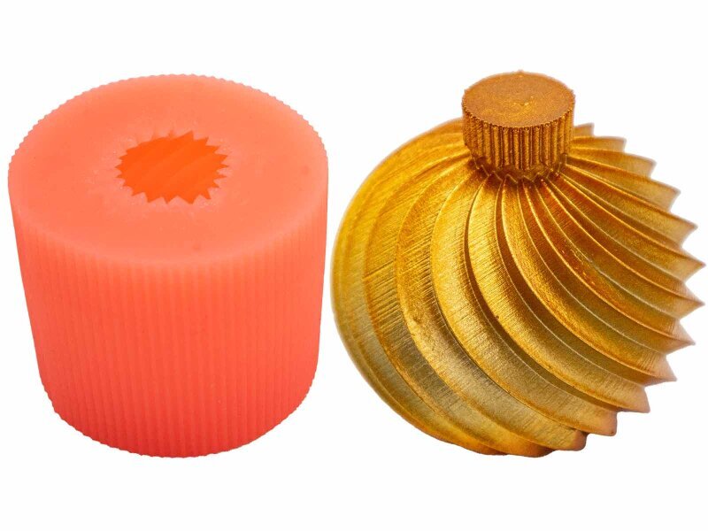 Spiral Silikon Mum Kalıbı M-317 - Kimyacınız