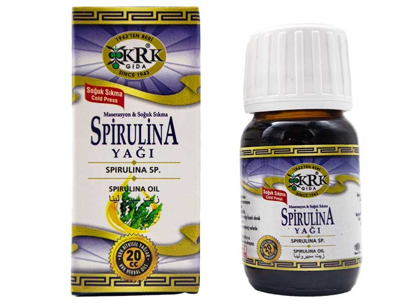Spirulina Yağı 20 CC 12 Adet - KRK GIDA