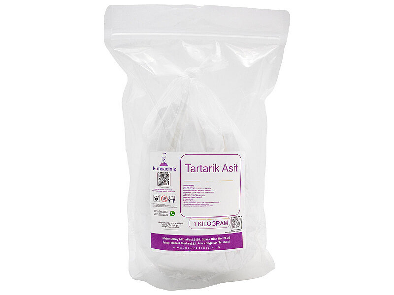 Tartarik Asit 1 KG - Kimyacınız