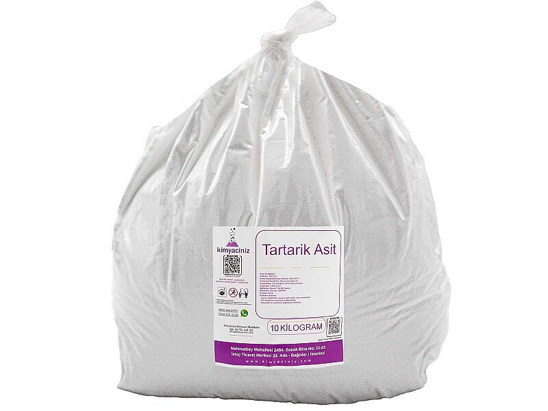 Tartarik Asit 10 KG - Kimyacınız