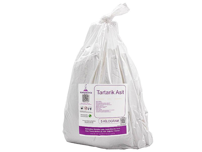 Tartarik Asit 5 KG - Kimyacınız
