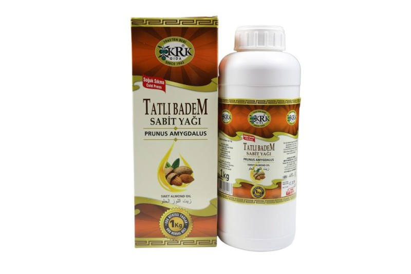 Tatlı Badem Yağı 1 KG - KRK GIDA