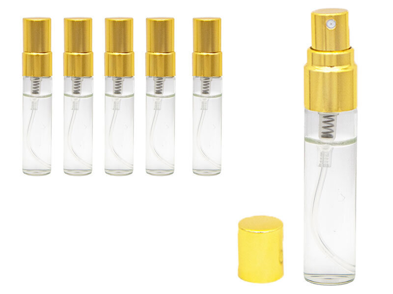 Tester Parfüm Şişesi Gold Kapak 5 ML 20 Adet - Kimyacınız