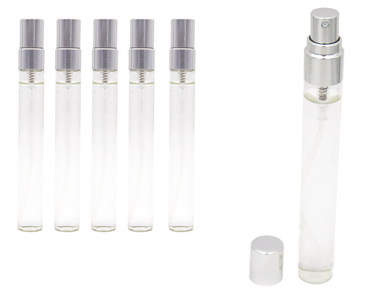 Tester Parfüm Şişesi Gümüş Kapak 10 ML 20 Adet - Kimyacınız