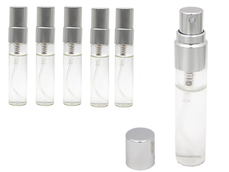 Tester Parfüm Şişesi Gümüş Kapak 5 ML 20 Adet - Kimyacınız