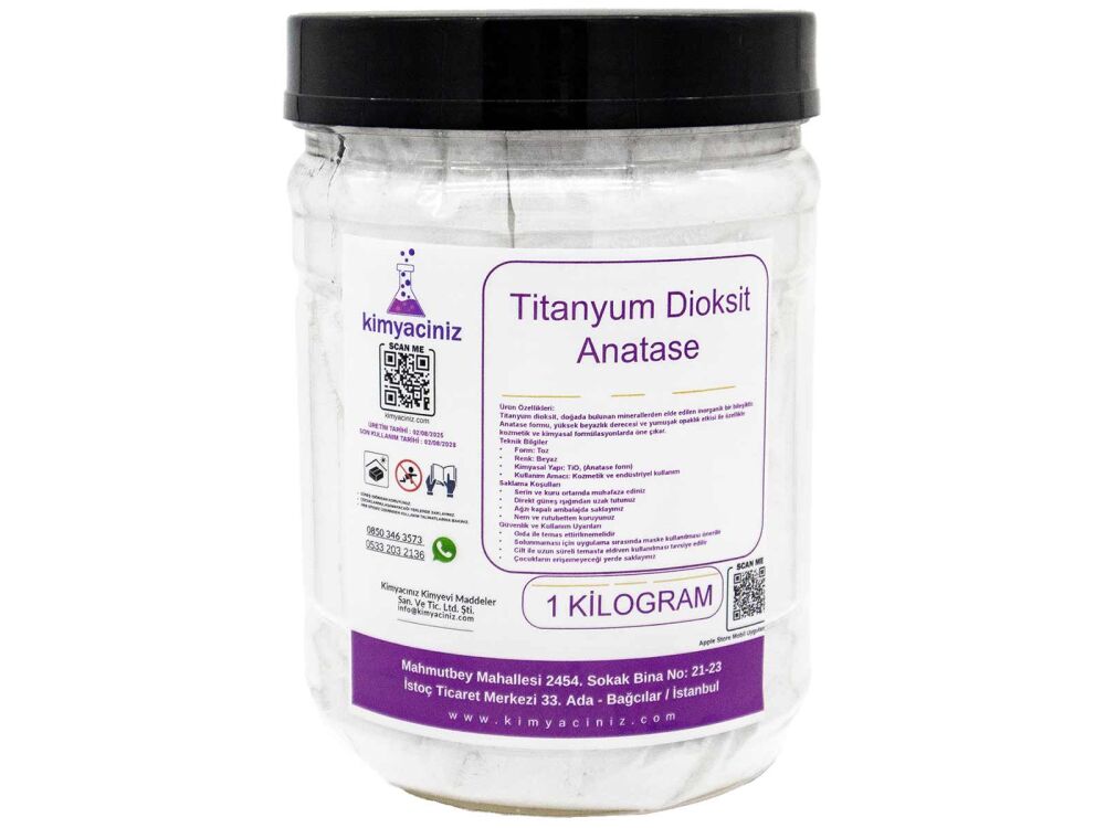 Titanyum Dioksit Anatase 1 KG - 1