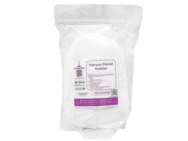Titanyum Dioksit Anatase 1 KG - Kimyacınız