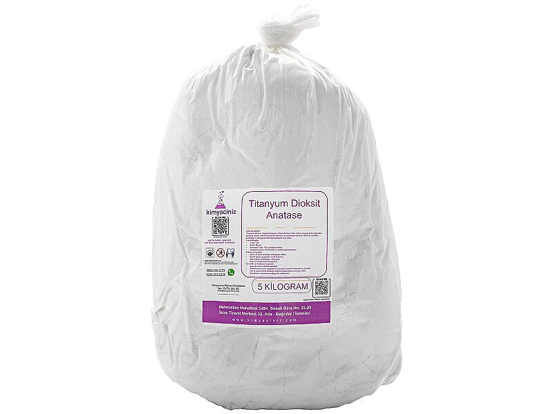 Titanyum Dioksit Anatase 5 KG - Kimyacınız