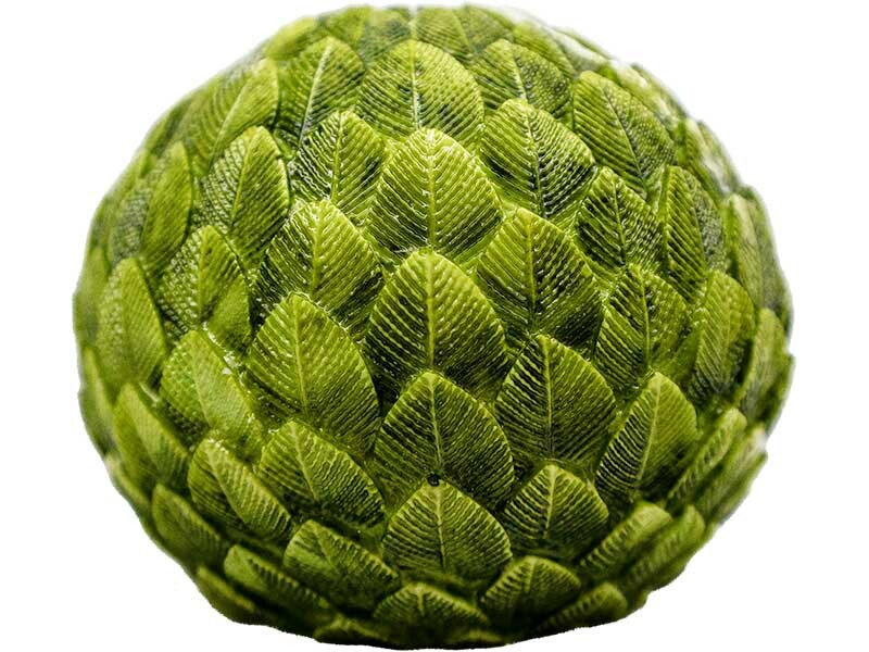 Top Yaprak Desenli Silikon Mum Kalıbı M-118 - 2