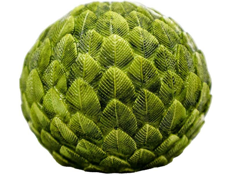 Top Yaprak Desenli Silikon Mum Kalıbı M-118 - 2