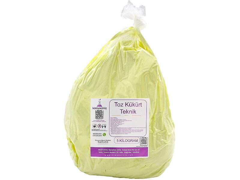 Toz Kükürt 5 KG - Kimyacınız