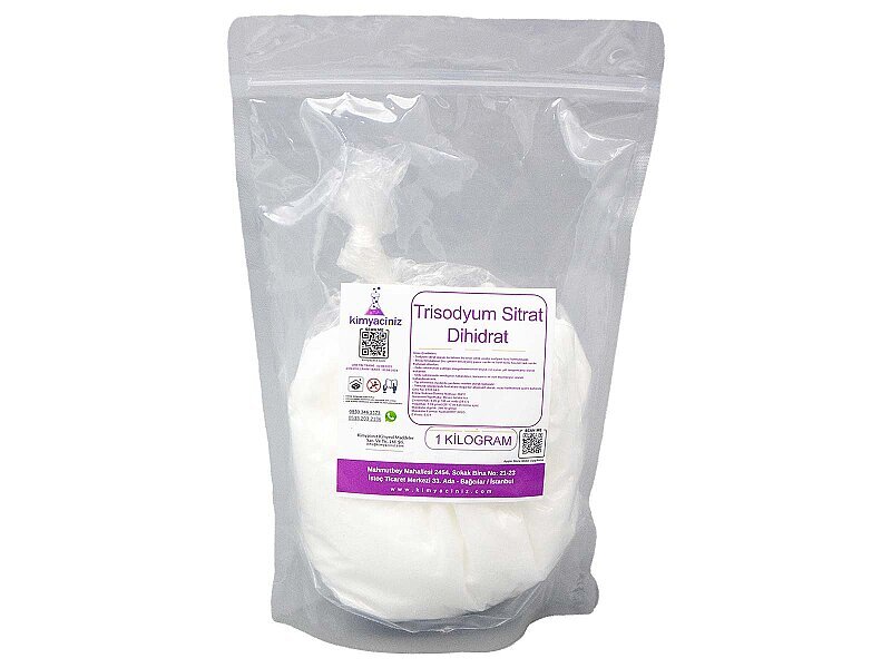 Trisodyum Sitrat Dihidrat 1 KG - Kimyacınız