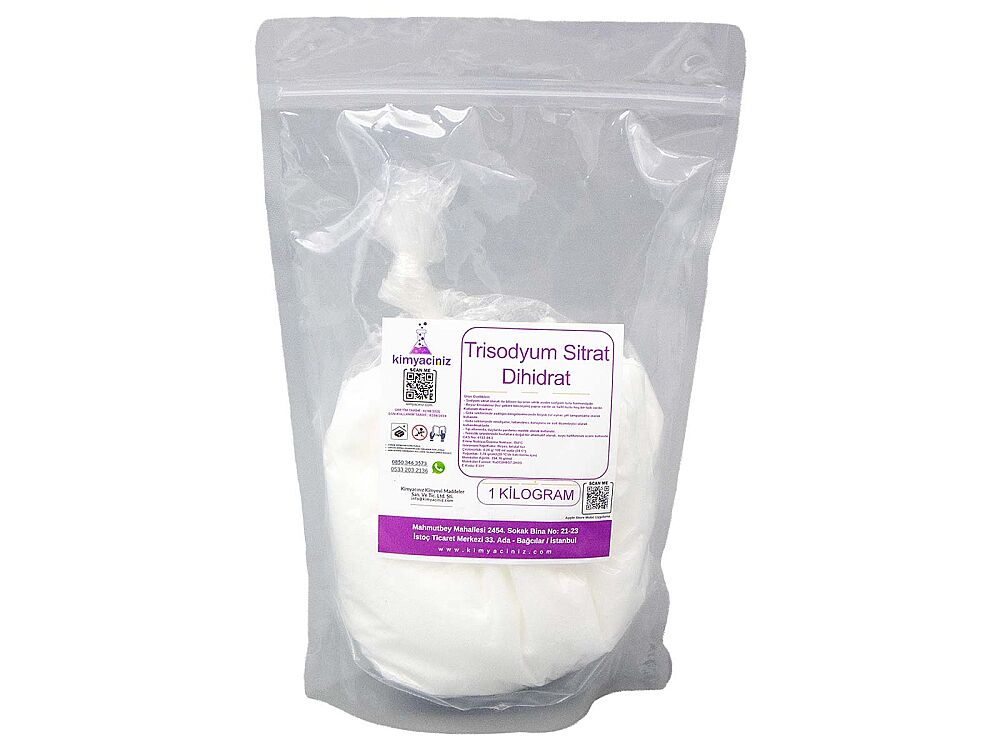Trisodyum Sitrat Dihidrat 1 KG - 1