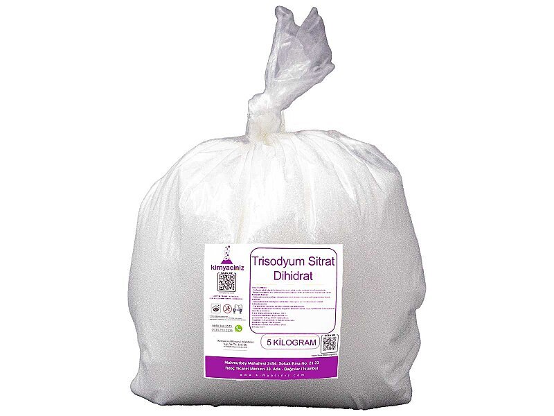 Trisodyum Sitrat Dihidrat 5 KG - Kimyacınız