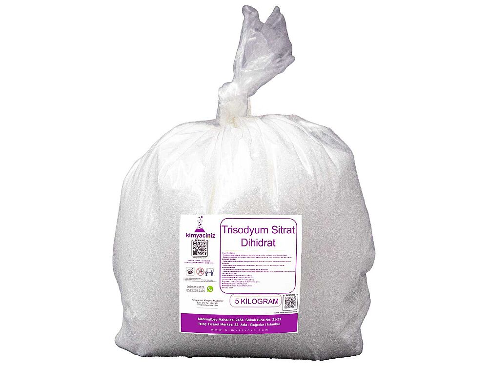 Trisodyum Sitrat Dihidrat 5 KG - 1