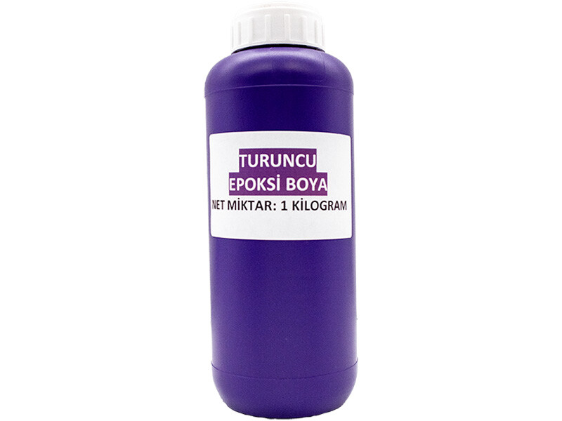 Turuncu Epoksi Boya 1 KG - Kimyacınız