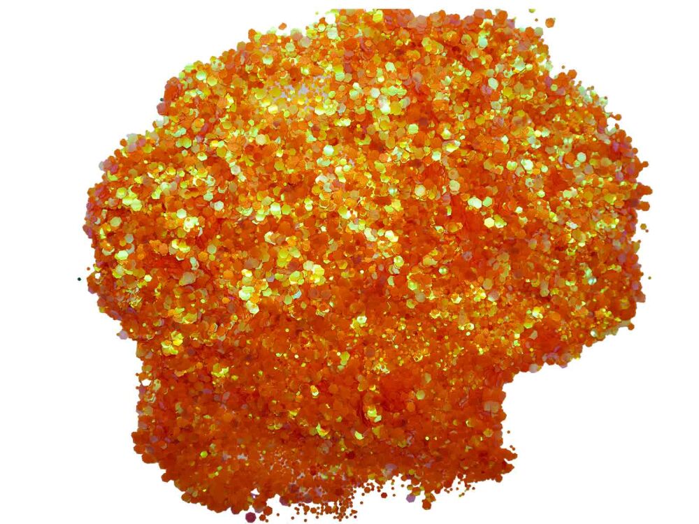 Turuncu Glitter Süsleme Aksesuarı 100 GR - 1