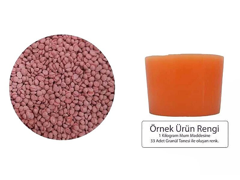 Turuncu Granül Mum Boyası 1 KG - 2