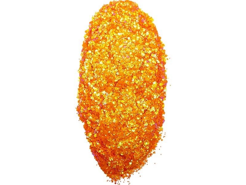 Turuncu Holografik Glitter Süsleme Aksesuarı 100 GR - 1